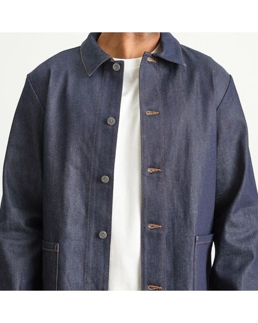 A.P.C. Blue Kerlouan Denim Jacket for men