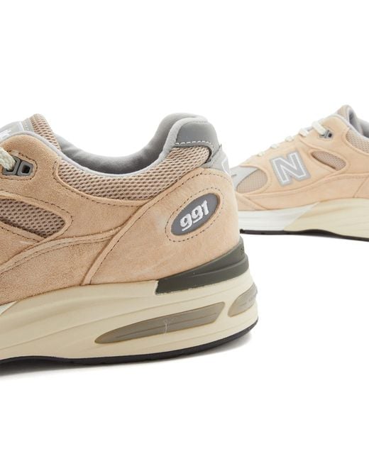 New Balance White U991Be2 Sneaker Made