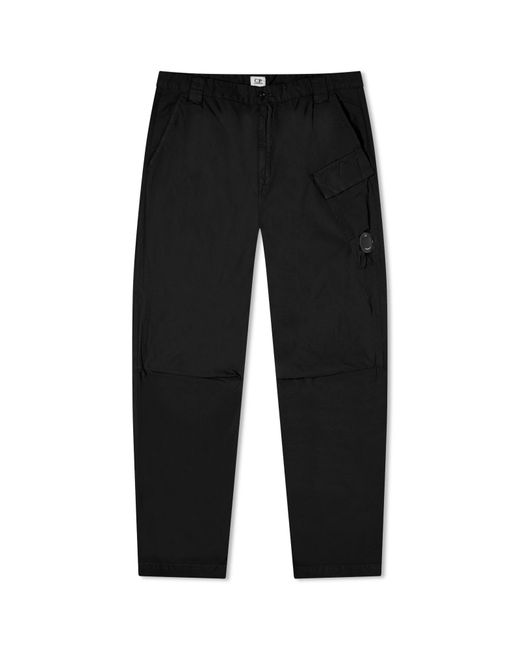 C P Company Black Flatt Nylon Utility Trouser for men