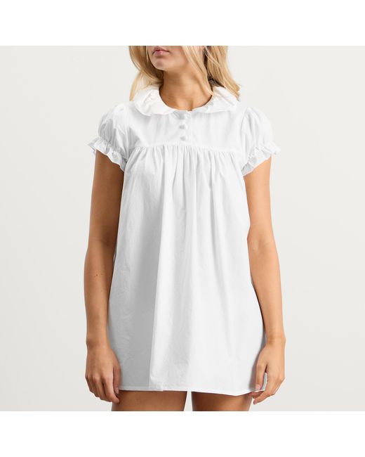 My Mum Made It White Esme Shift Dress