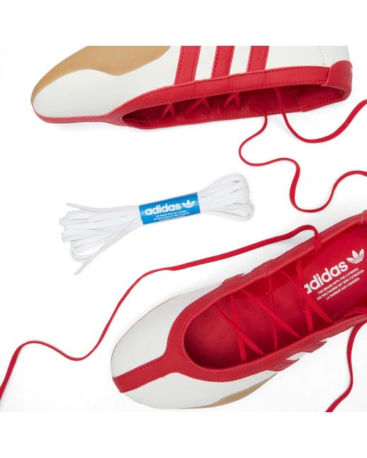 Adidas Red Taekwondo Mei Ballet Sneakers