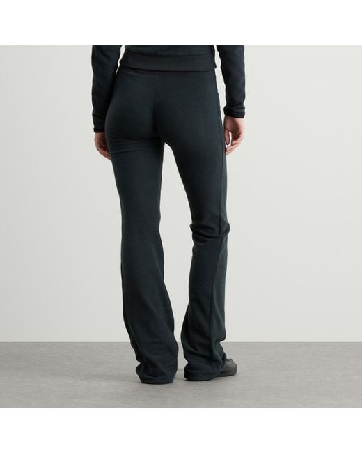 Skims Blue Lounge Fleece Flared Pant