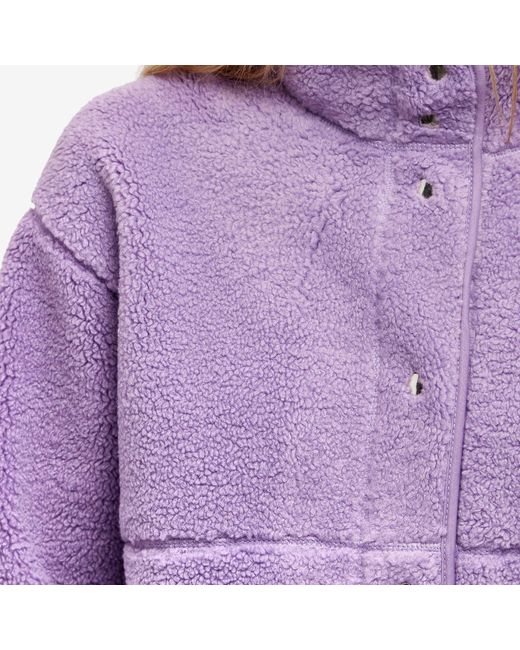 Samsøe & Samsøe Purple Tamara Fleece Jacket