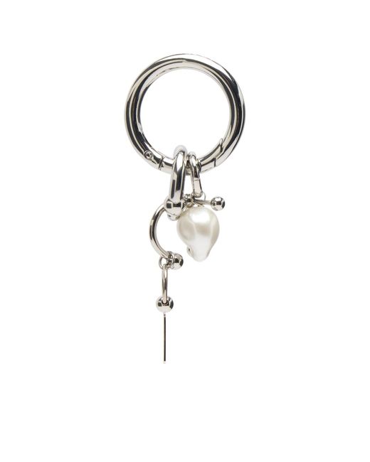 Justine Clenquet Metallic Laurie Keychain