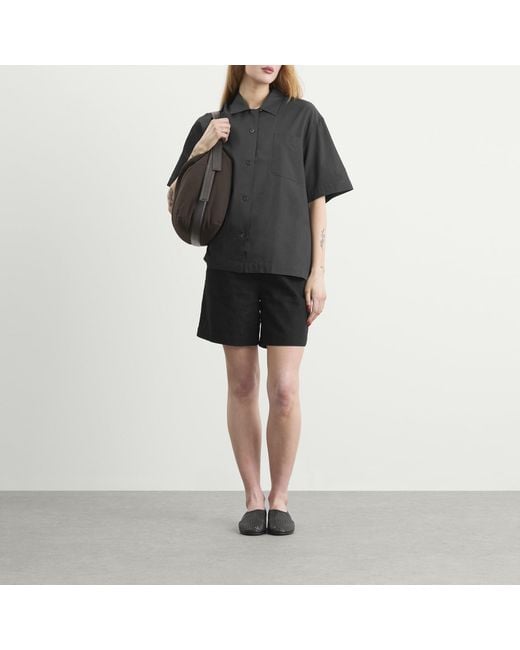 Studio Nicholson Black Short Sleeve Shirt