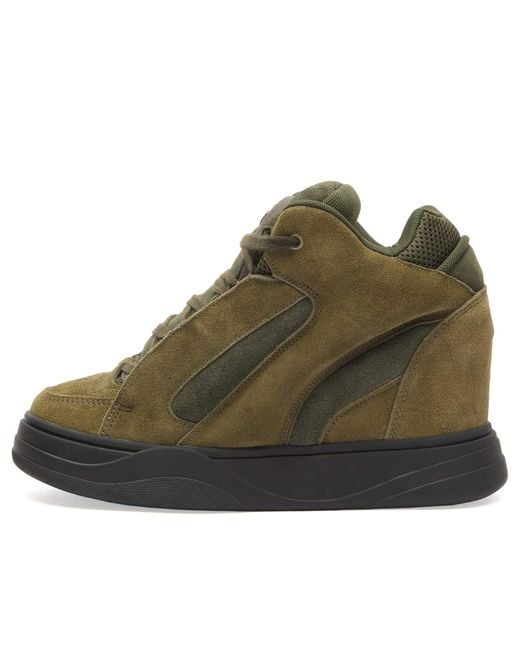 OTTOLINGER Green Sneaker Heel