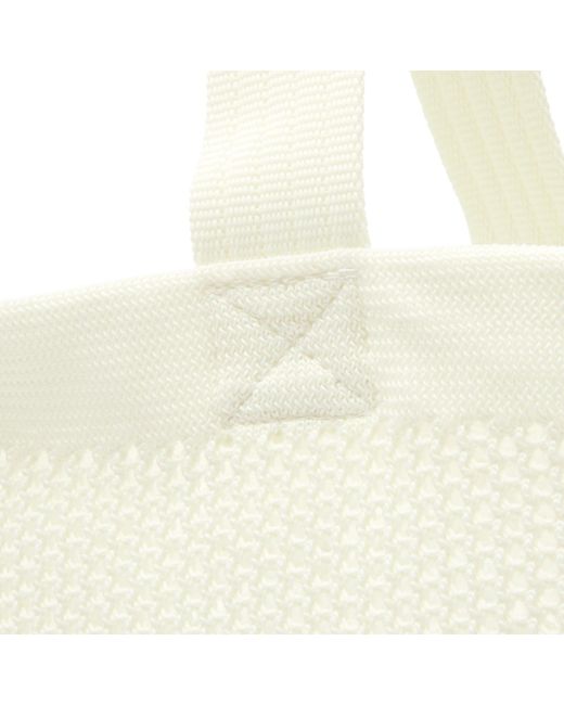 Adidas White Crochet Tote Bag