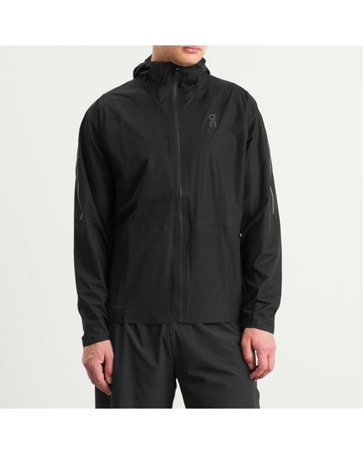 On Shoes Black Performance Jacket for men