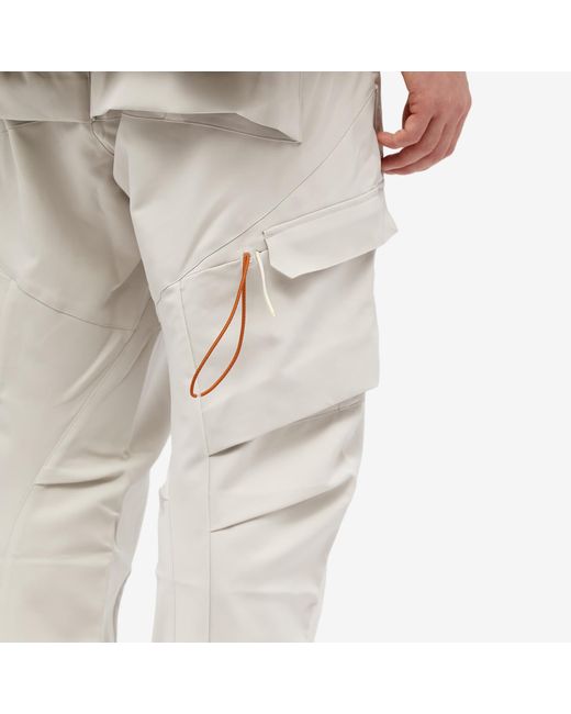 GOOPiMADE White G7-P1 Zettabyte 4D Utility Pants for men