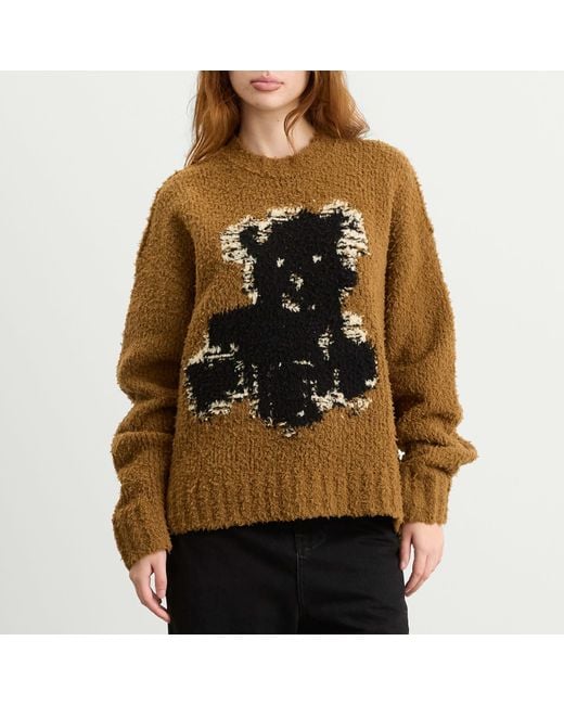 Acne Brown Kusto Teddy Jumper