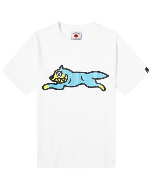 ICECREAM White Running Dog T-Shirt for men
