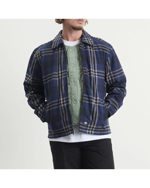 Dickies Blue Petersburg Shacket for men