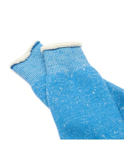 RoToTo Blue Double Face Sock