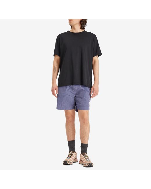 C P Company Blue Chrome-E Logo Swim Shorts for men