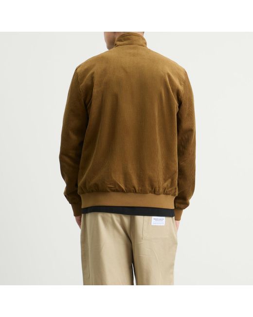 Fred Perry Green Corduroy Brentham Jacket for men
