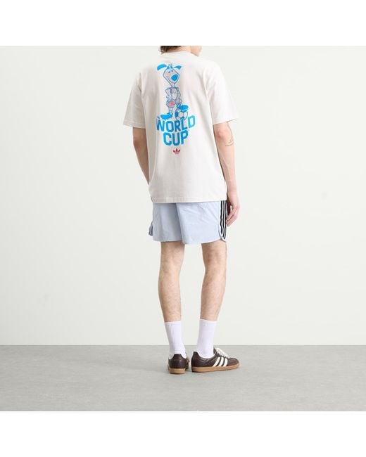 Adidas White Mascot T-Shirt for men