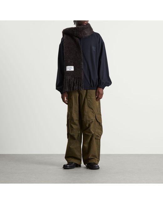Acne Black Voxy Scarf for men