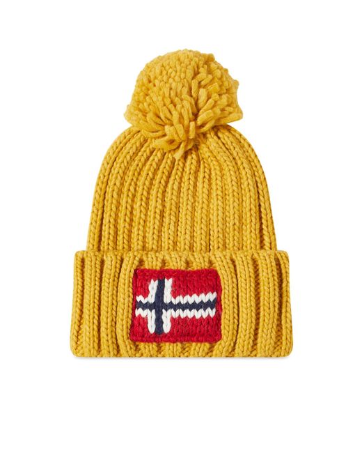 Napapijri Yellow Semiury Hat for men
