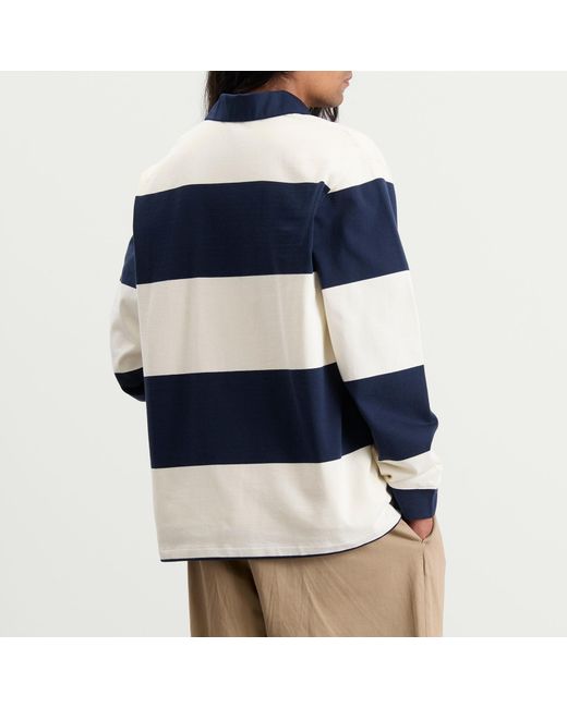 Palmes Blue Ball Rugby Shirt for men