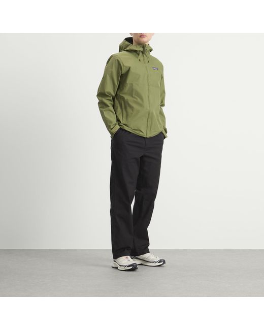 Patagonia Green Torrentshell 3L Rain Jacket for men