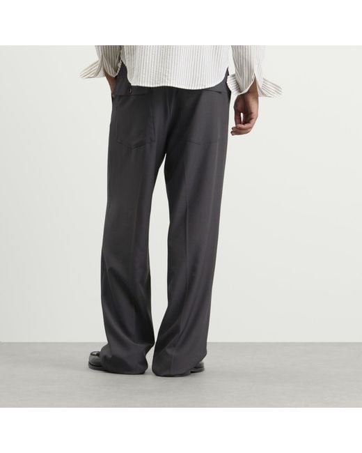 Second/Layer Gray Second Layer Baggy Primo Pant for men