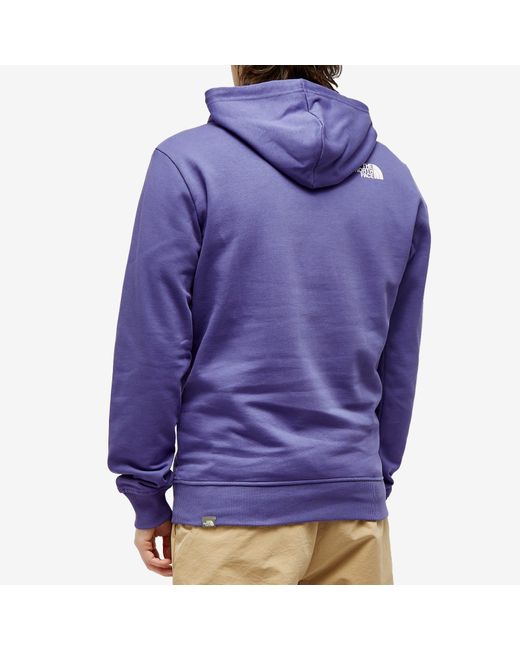The North Face Blue Standard Hoodie for men