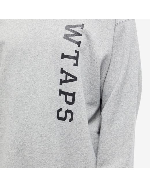 WTAPS DESIGN 01 SWEATER ASH GRAY-