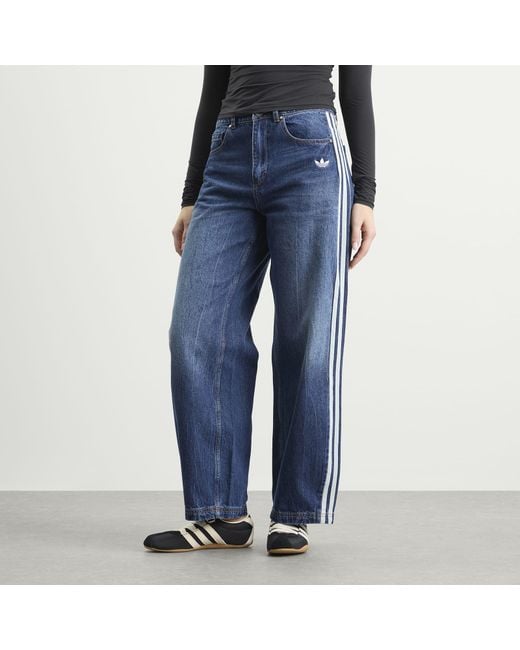 Adidas Blue Dad Jeans