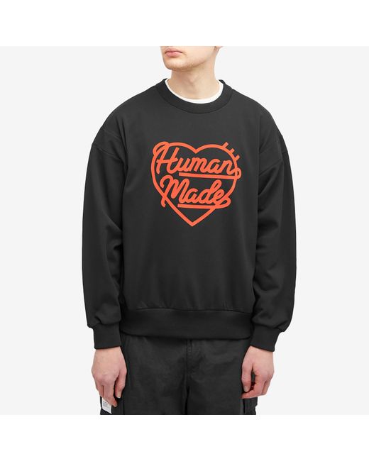 Human Made Gray Big Heart Sweatshirt for men