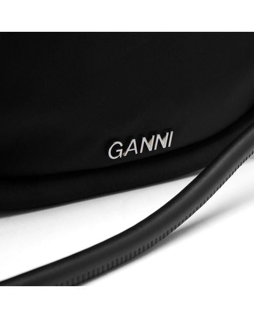Ganni Black Knot Mini Bag