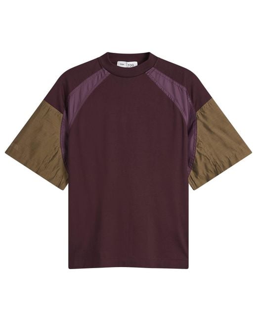 Toga Purple Toga Cotton Taffeta T-Shirt