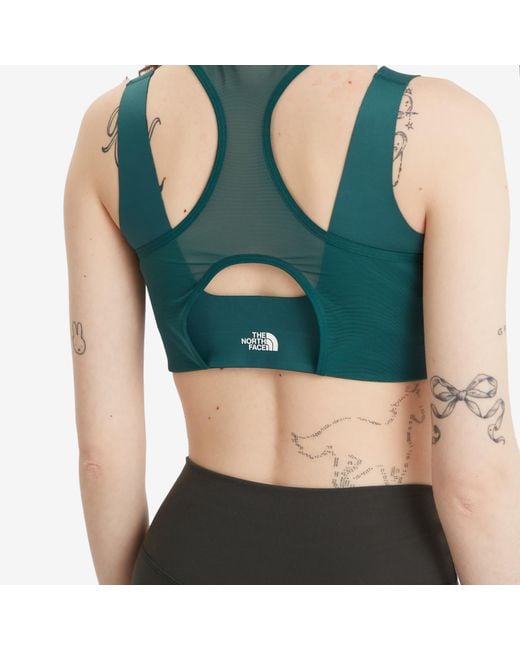 The North Face Green Refina Double Layered Bra Top