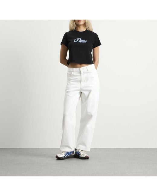 Dime Black Cursive Denim T-Shirt