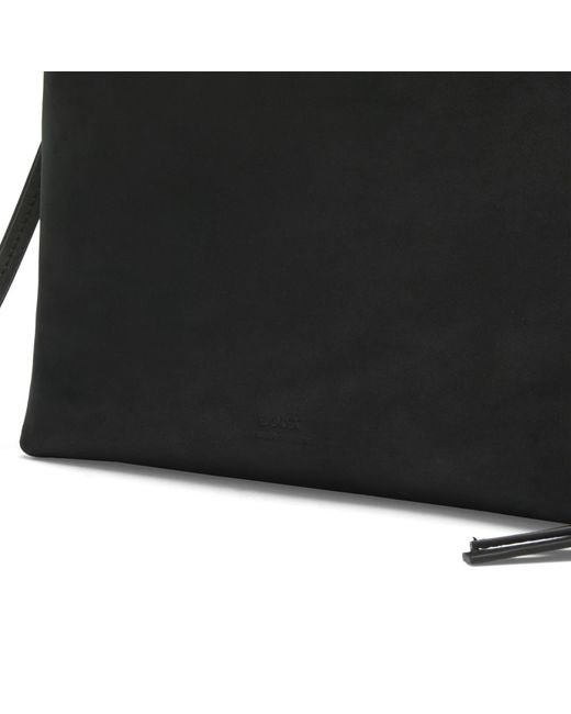 DUNST Black 2 Way Suede Cross Body Bag