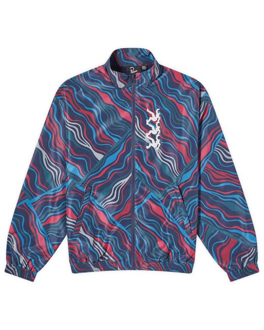 by Parra Blue Track Flow Track Jacket for men