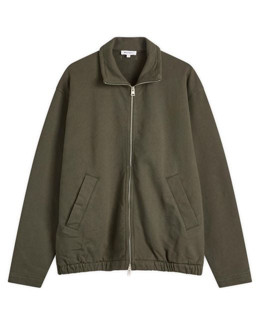 Norse Projects Green Bjorn Relaxed Track Jacket for men