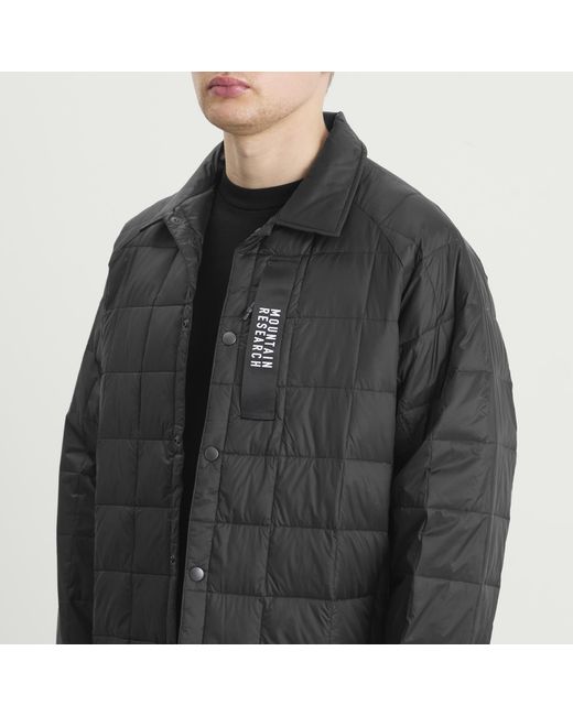 Taion Black X Mountain Research Down Coach Jacket for men