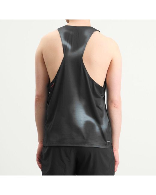 Nike Gray Aeroswift Singlet for men