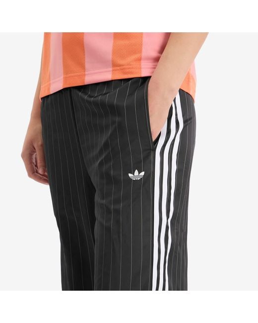Adidas Black Satin Wide Legged Pants