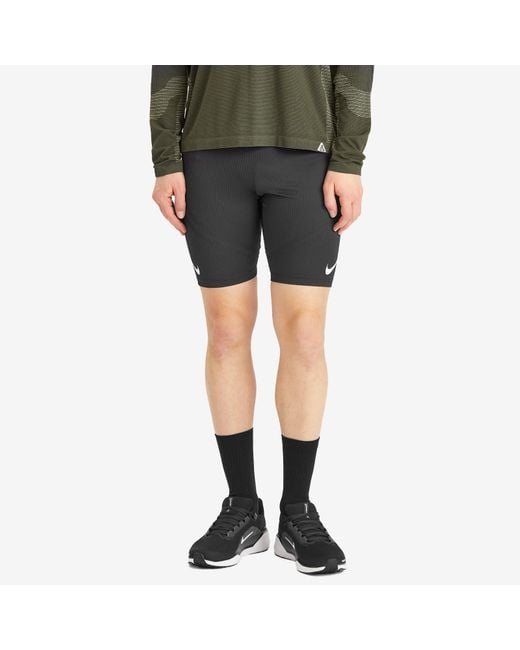 Nike Gray Aeroswift Half Tight for men