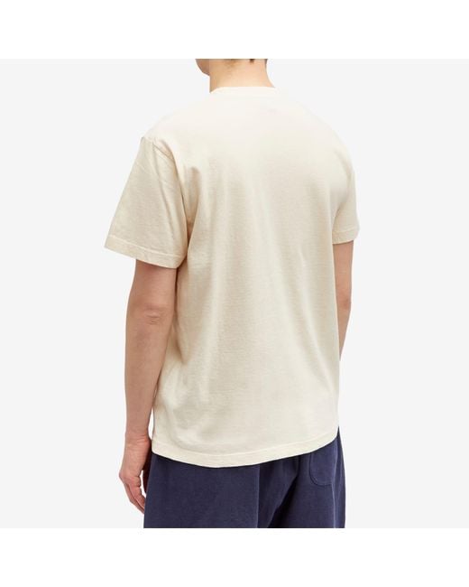 Sporty & Rich Natural Racers T-Shirt Cream