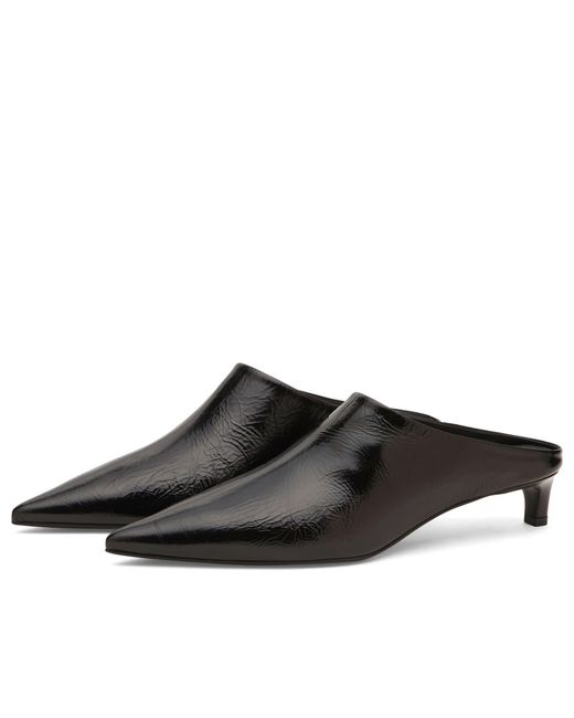 Jil Sander Black Heeled Mule