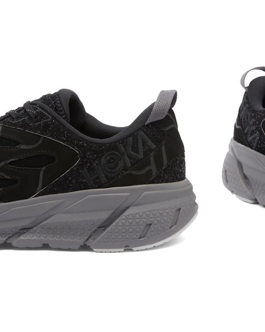 Hoka One One Black U Clifton L Suede Tp