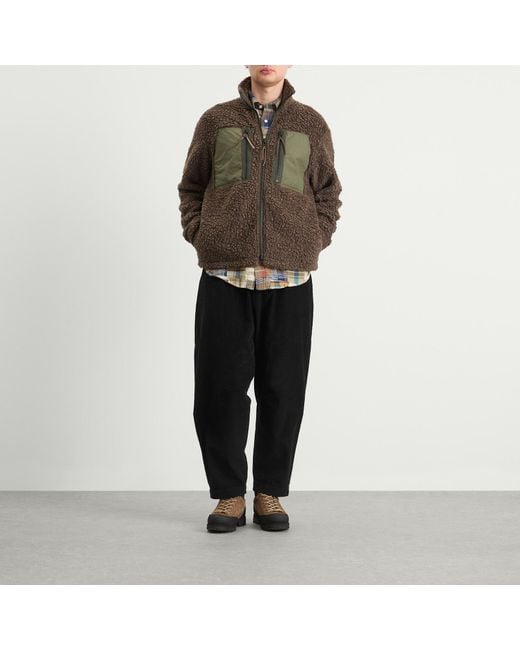 Cafe Mountain Brown Mountain Fleece Jacket for men