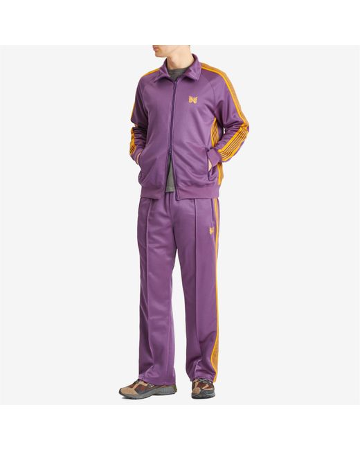 Needles Purple Poly Smooth Track Pant for men
