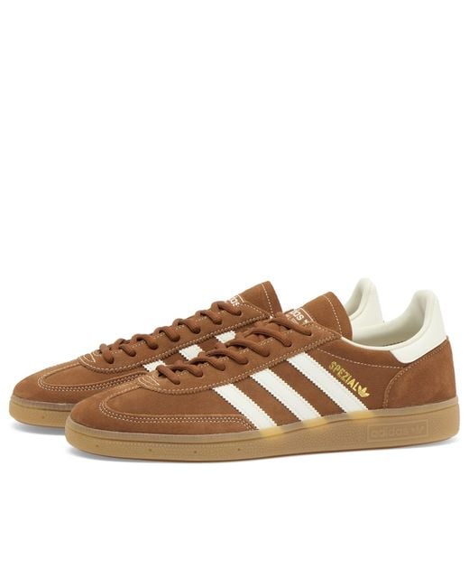 Adidas Brown Handball Spezial Sneaker for men