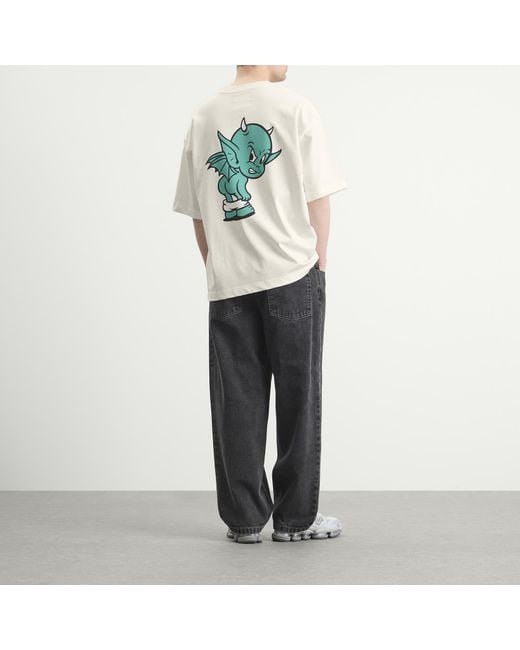 END. White Gargoyle Full Moon T-Shirt