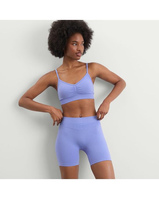 Tala Blue Sculpt Seamless Ruched Bra