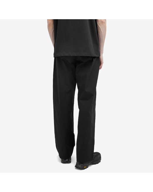Roa Black Oversized Chino Trousers for men