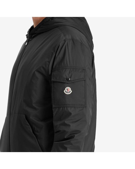 Moncler Black Recycled Longue Saison Opaque Monteynard Jacket for men
